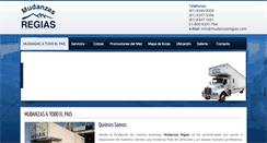 Desktop Screenshot of mudanzasregias.com
